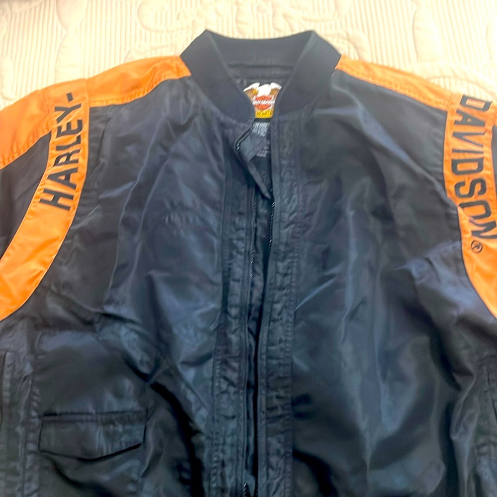 Harley-Davidson men’s riding jacket. Gently used. Many pockets.